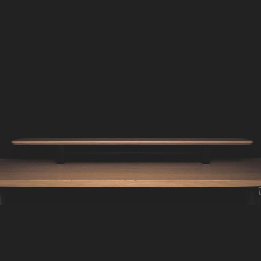 Noir Desk Shelf Monitor Stand Riser / Monitor Table / Meja Monitor
