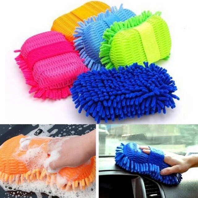 Cuci mobil mikrofiber - Sponge Cendol Mikrofiber Mobil - E24 Alat Pembersih Mobil -  Sponge Cendol