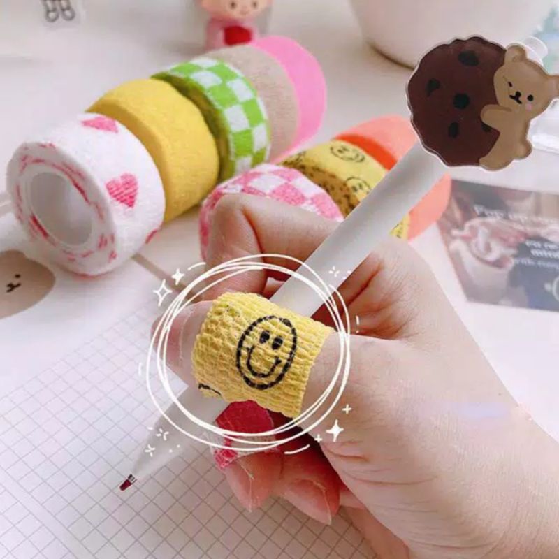 

finger tape/isolasi pelindung jari tangan untuk menulis/tape pelindung jari