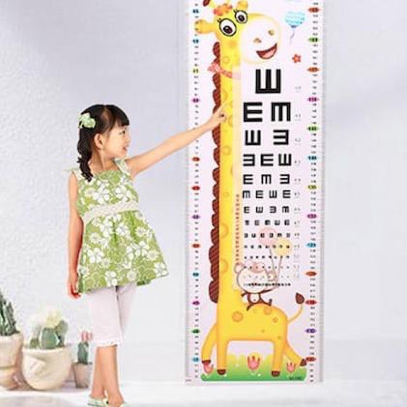 Import Sticker Height Stiker Dinding Pengukur Tinggi Badan Anak Alat Ukur Tinggi Wall sticker Height Kids