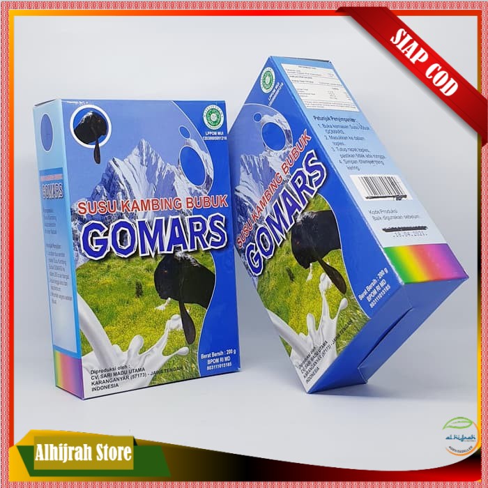 

SUSU ETAWA GOMARS RASA VANILLA ORIGINAL GOMARS GOMARS susu kambing gomars murah / susu kambing gomar