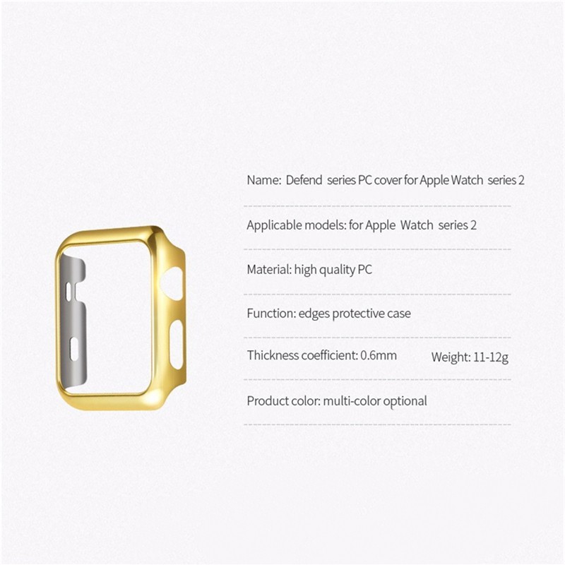 Apple Watch Series 1/2 38/42mm Ultra-thin Metal Plated Body Case For Apple