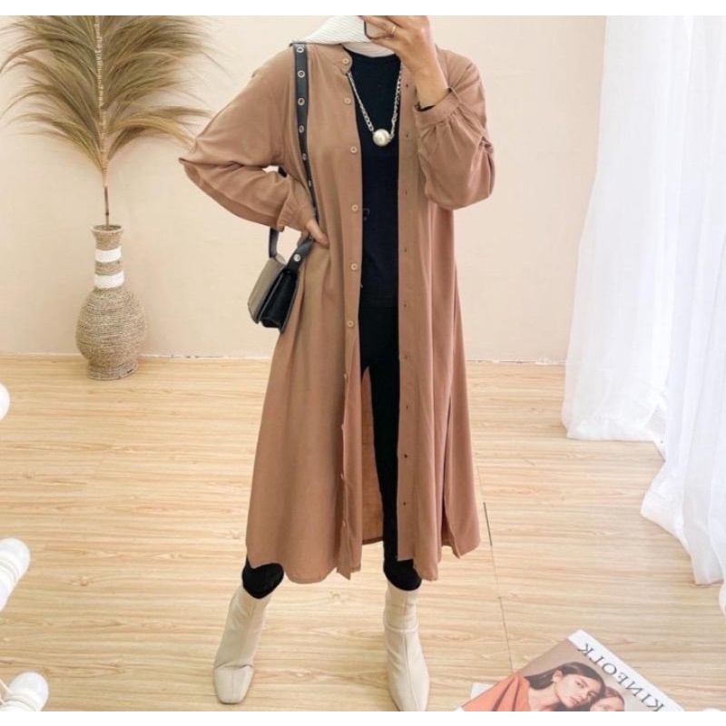 BEFAST - ZEC Dress NIKEN / Avrella Katun Poly Longdress / Fashion Wanita Hijab / Longdress Wanita / Dress OOTD Wanita / Longdress Polos / Longdress Casual Wanita