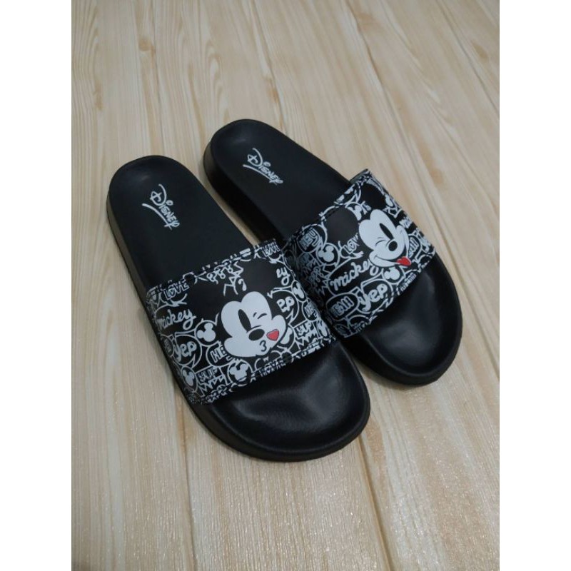 Sandal slide Mickey mouse women. Ukuran 36-40