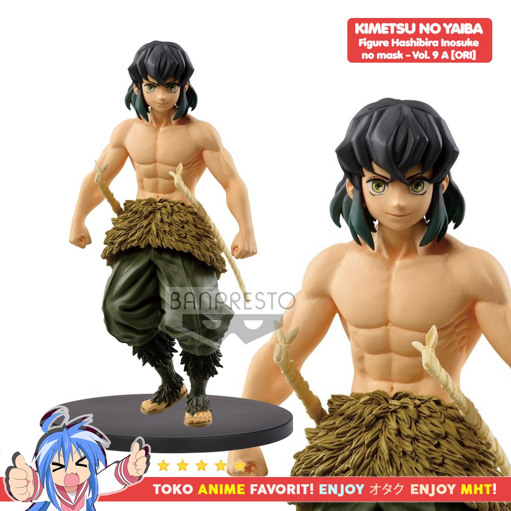 Original Figure Anime Banpresto Demon Slayer Kimetsu no Yaiba Inosuke Hashibira Vol 9 A