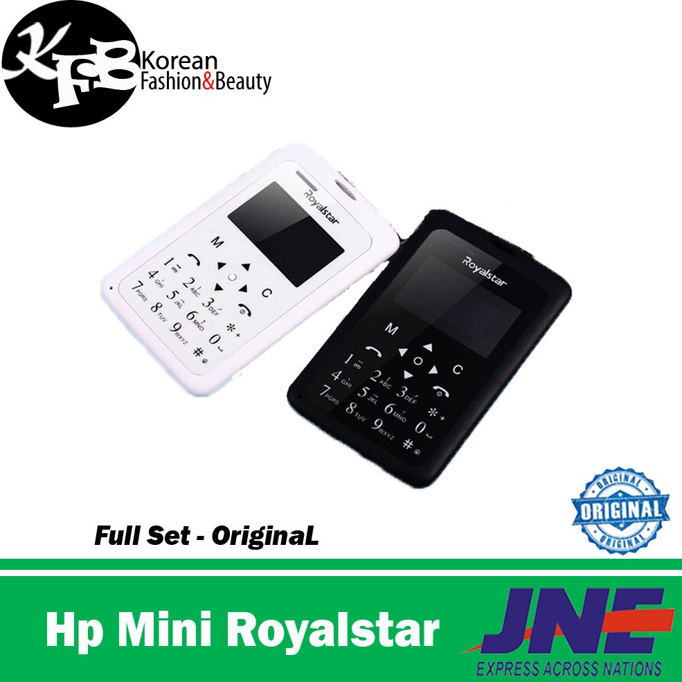 HP Mini Royalstar Mobile Phone tipis dan kecil creditcard phone