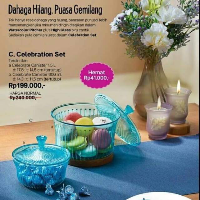 Tupperware celebration set (2 pcs)