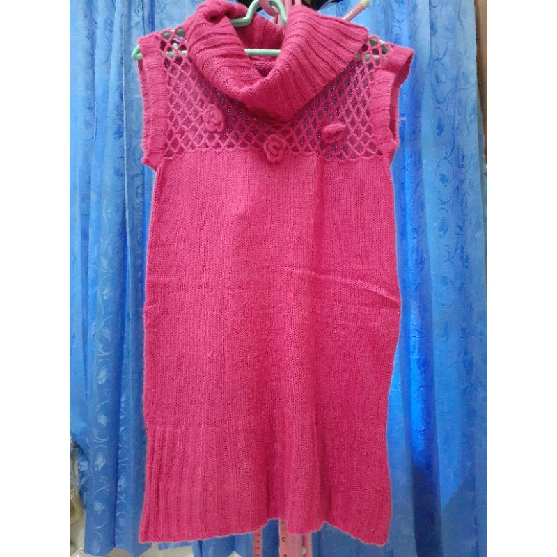 PL Dress/Tunik Rajut Kutung
