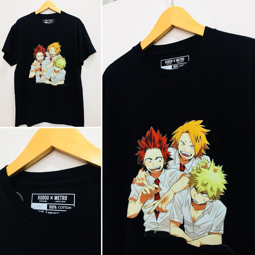 Tshirt 3 idiots of class A ! Boku no Hero Academia Anime My Hero Academia Manga