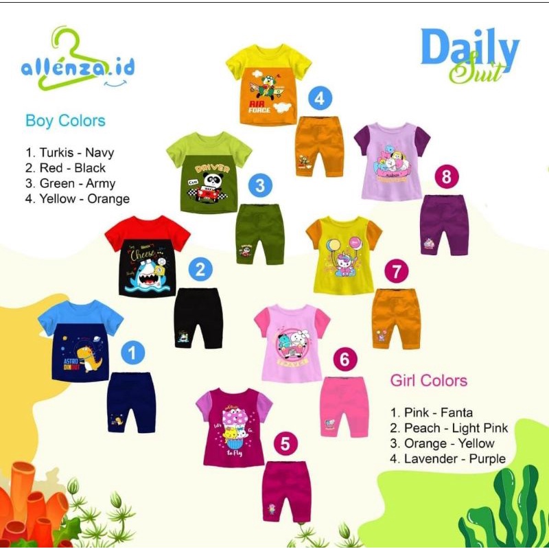 SETELAN ANAK DAILY SUIT ALLENZA