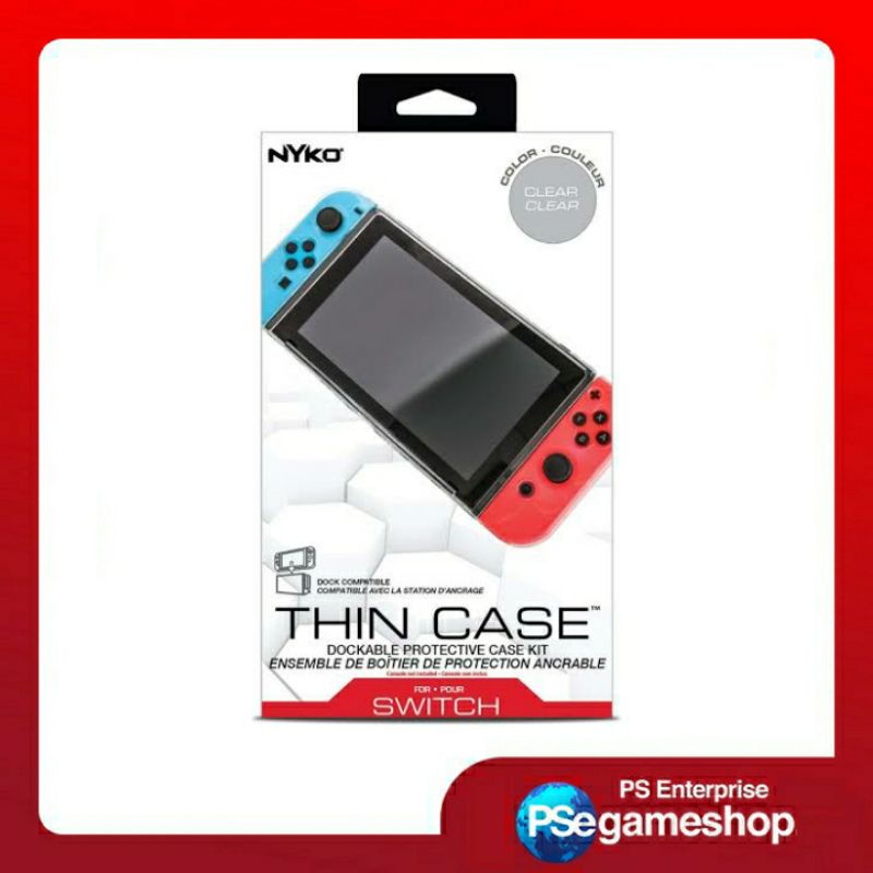 Switch NYKO THIN CASE CLEAR COLOR