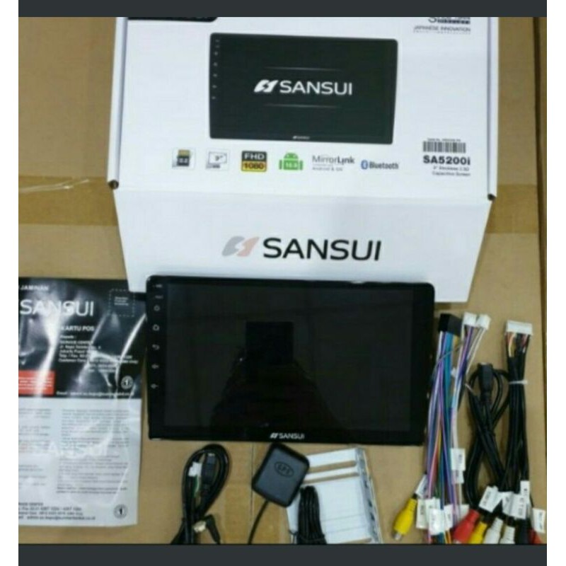 Headunit android 9 inch Headunit Sansui