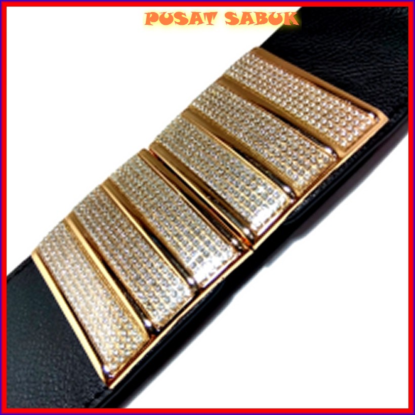 Gesper Ikat Pinggang Sabuk Obi Wanita Karet Cewek Korea Elastis gaun kepang Fashion Belt Pita Murah