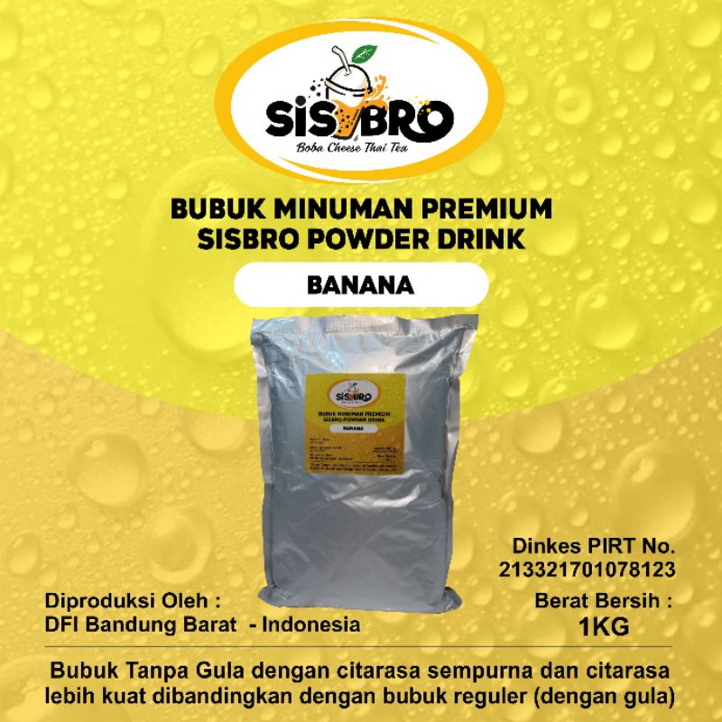 

BANANA Premium Sisbro Powder Drink