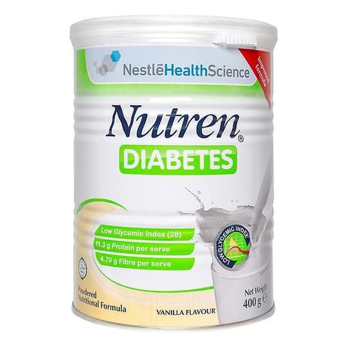 

Nestle Nutren Susu Bubuk Diabetes Dewasa Vanilla 400g