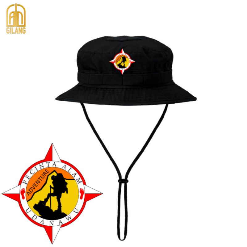 TOPI RIMBA PECINTA GUNUNG LOGO KOMPAS | TOPI RIMBA GUNUNG UNISEX