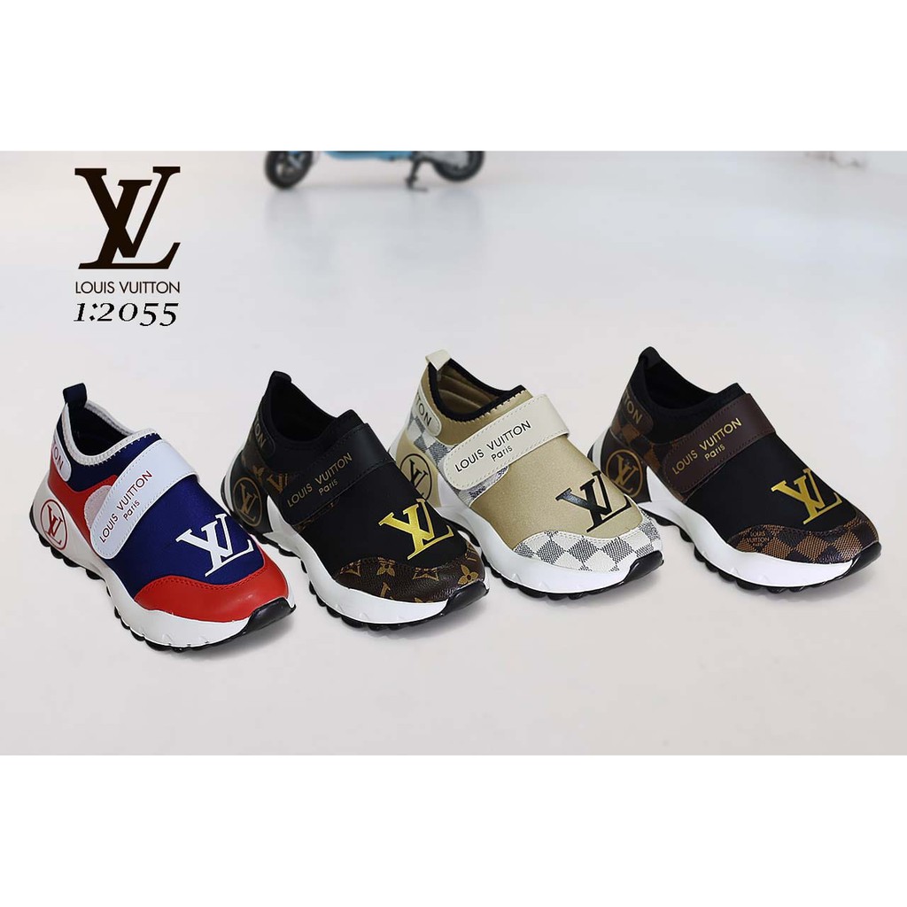 Sepatu LV LADY 2055  TYU 68   impor batam reseller murah wedges sport cantik sneakers shoes