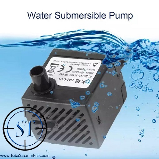 Submersible Water Cooling Pump Aquarium Mini Pompa AC 220v Air Fish Tank LAngsung Pakai Listrik Sedot