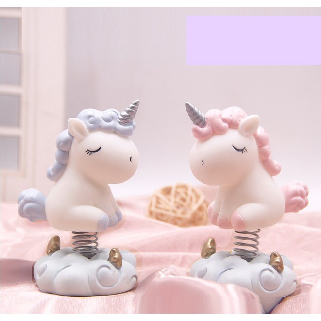 Pajangan Dashboard Mobil Little Pony Unicorn Koil Mode Bahan Plastik Premium