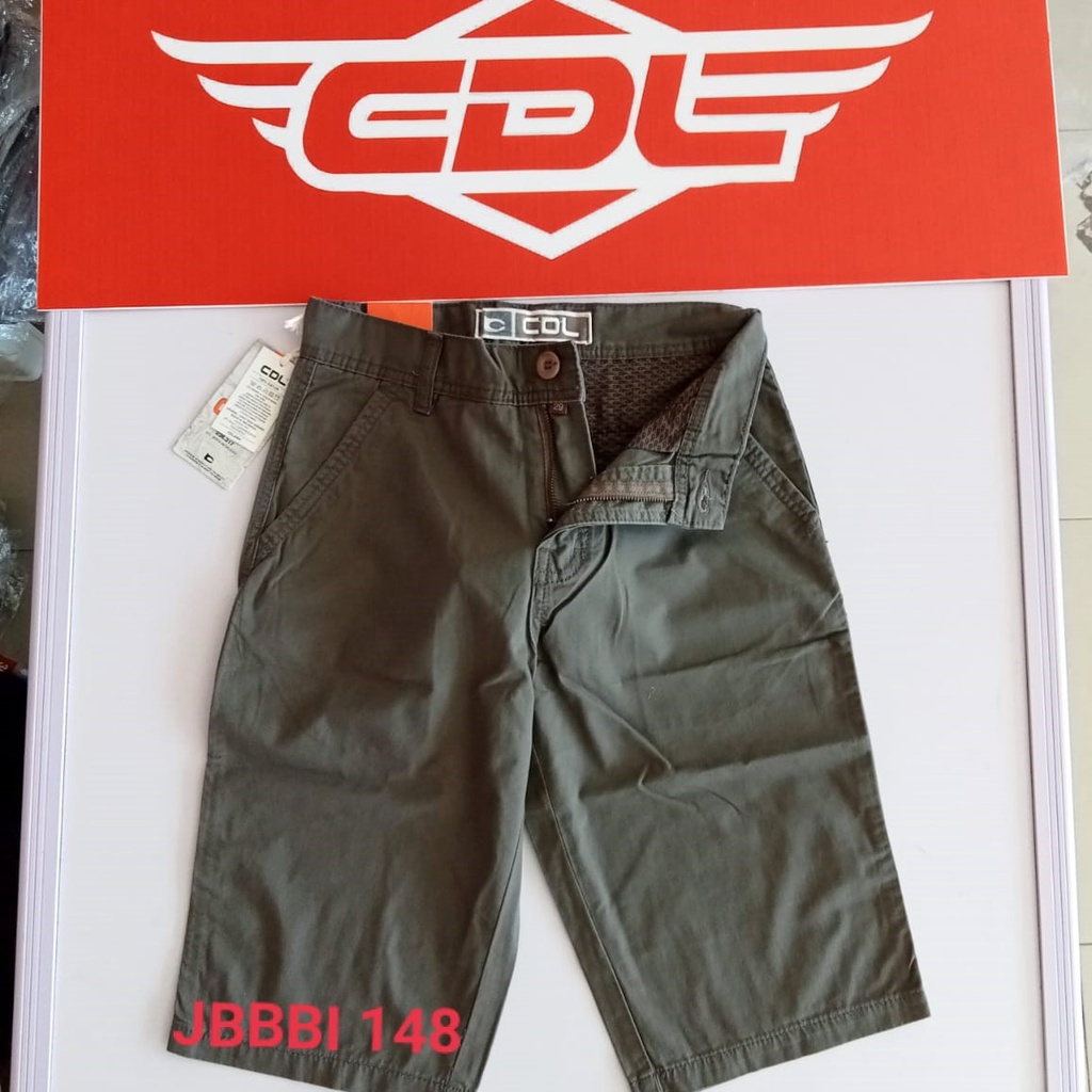 gos CDL By CARDINAL CELANA OFFICER Celana Pendek Casual Chino Pockets Slimfit Original Katun Bermuda