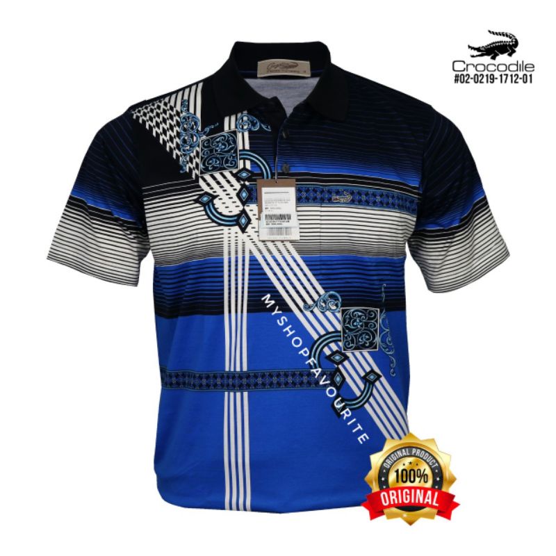 Kaos Pria Crocodile Platinum 1712 Crocodile Diamond. New Arrival. Original