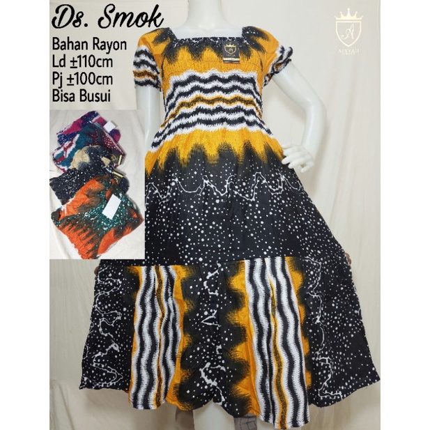 Daster Smoke / Daster Kerut solo/ Daster Viral / Daster modis