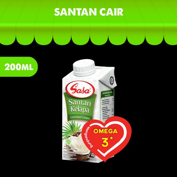 

Sasa Santan Cair 200 Ml