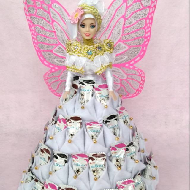 Barbie candy hijab white