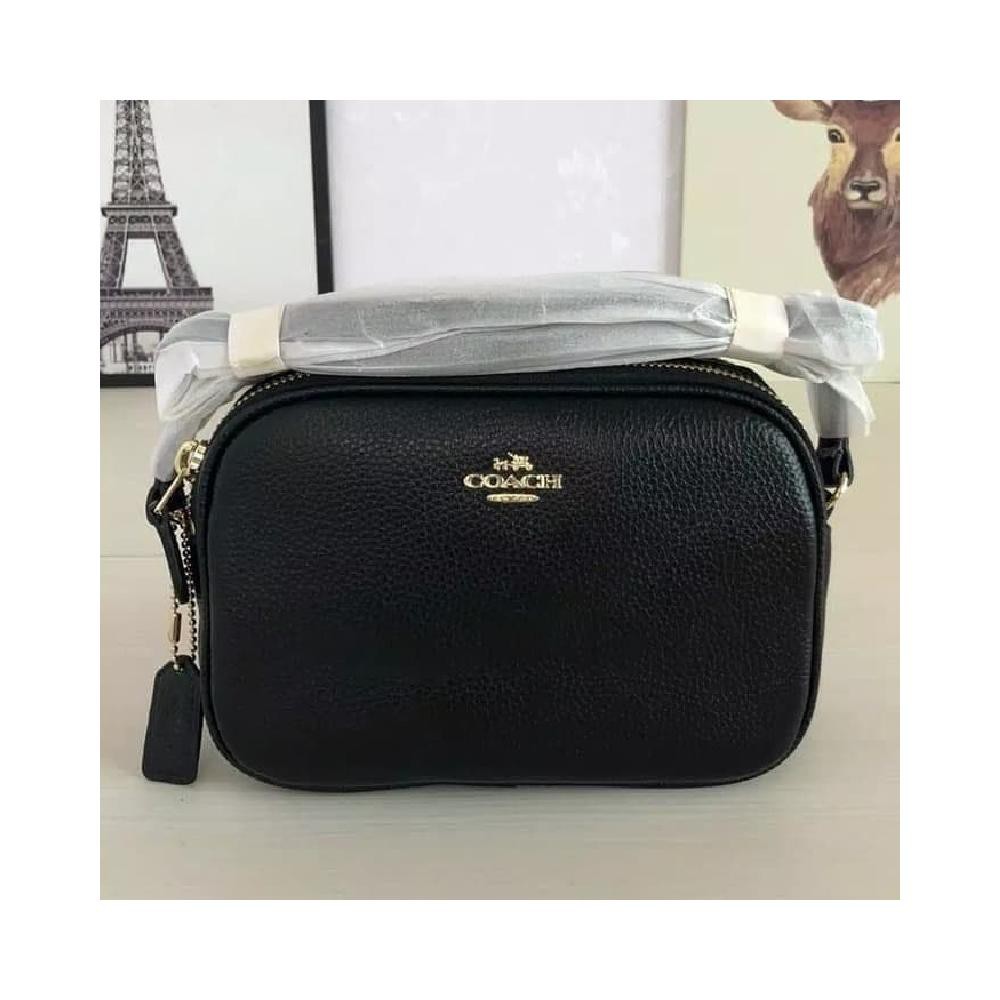 TAS WANITA COACH SELEMPANG MINI TOGO LEATHER - Hitam