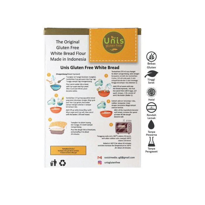 

Ds11D0 Tepung White Bread Gluten Free 500 G G6040B