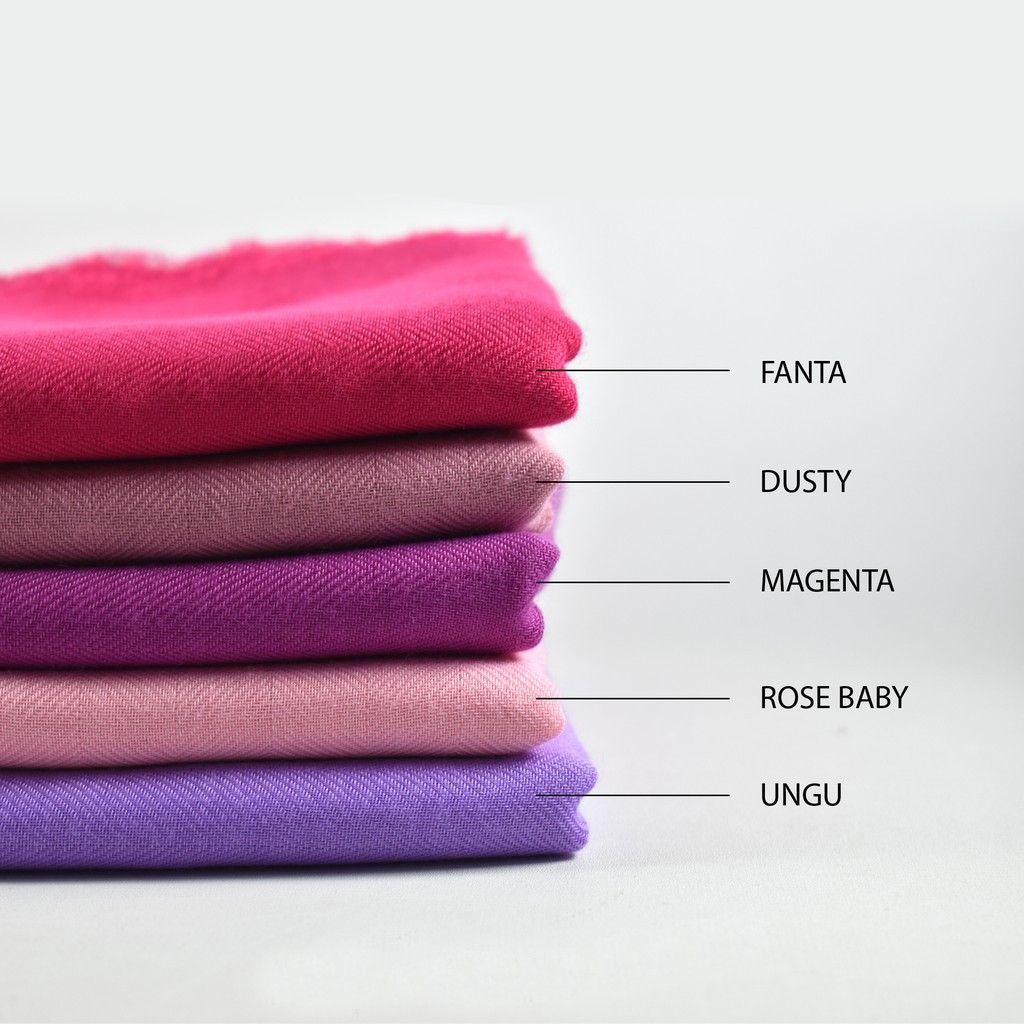 Ansania - Jilbab Segi Empat Tierack Polos Combo A By / Jilbab Polos / Tierack Premium Ansania-2
