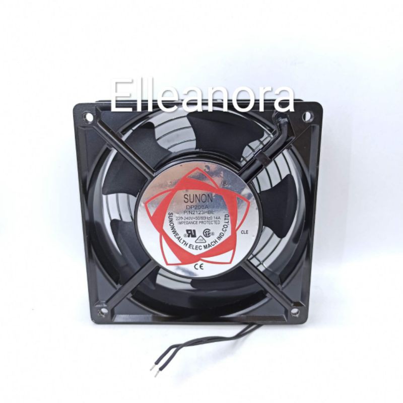 Fan Kipas Sunon Ac 12cm + Ball Bearing + Jaring