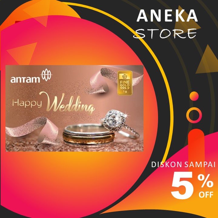 Gift Series Card Antam - Wedding