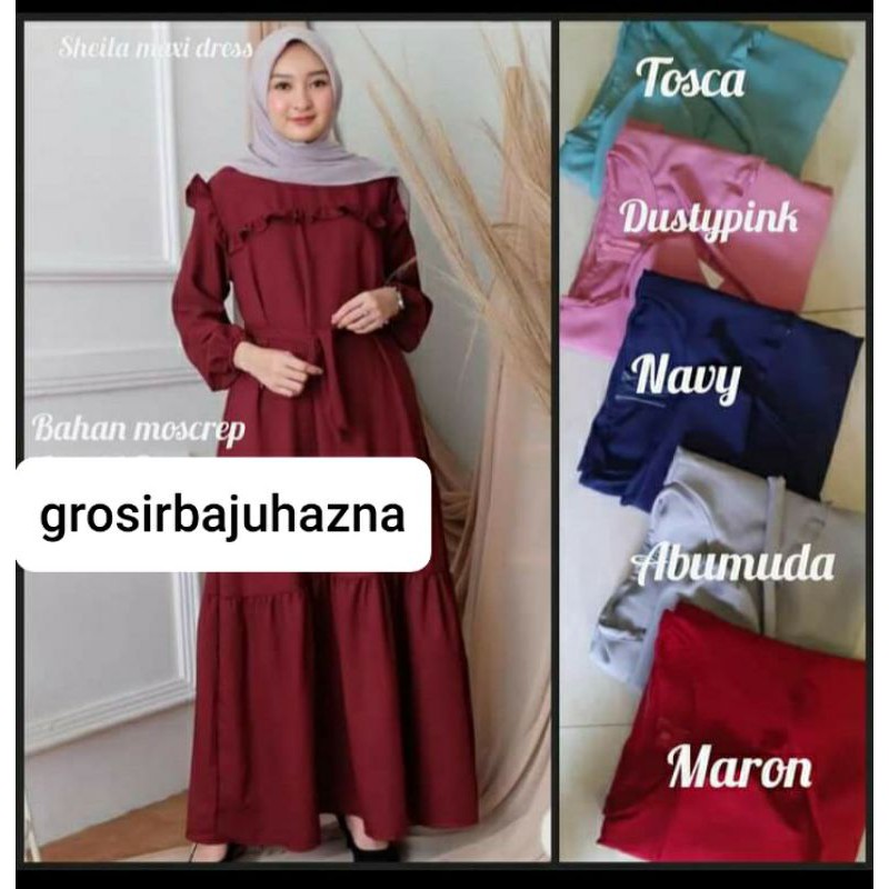 SHEILA MAXY DRESS BUSUI //MOSCREPE//