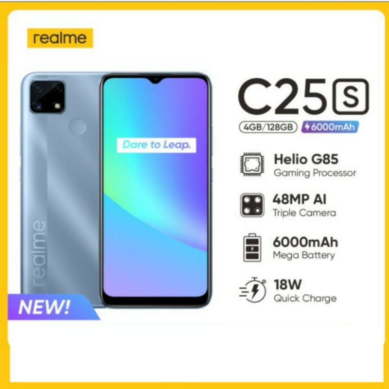 REALME C25S C25 S RAM 4/128 GB GARANSI RESMI REALME