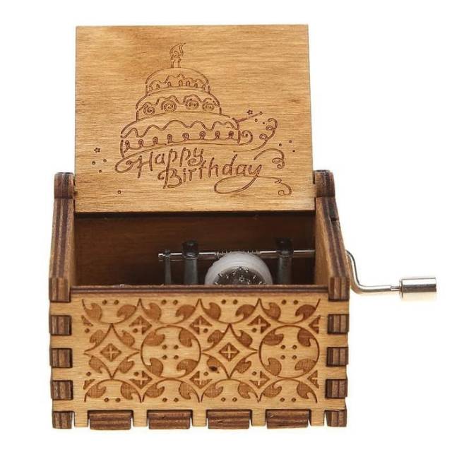 KOTAK MUSIK KLASIK KADO ULTAH /  Music Box Sesuai Gambar Hadiah Ulang Tahun Untuk Anak Anak