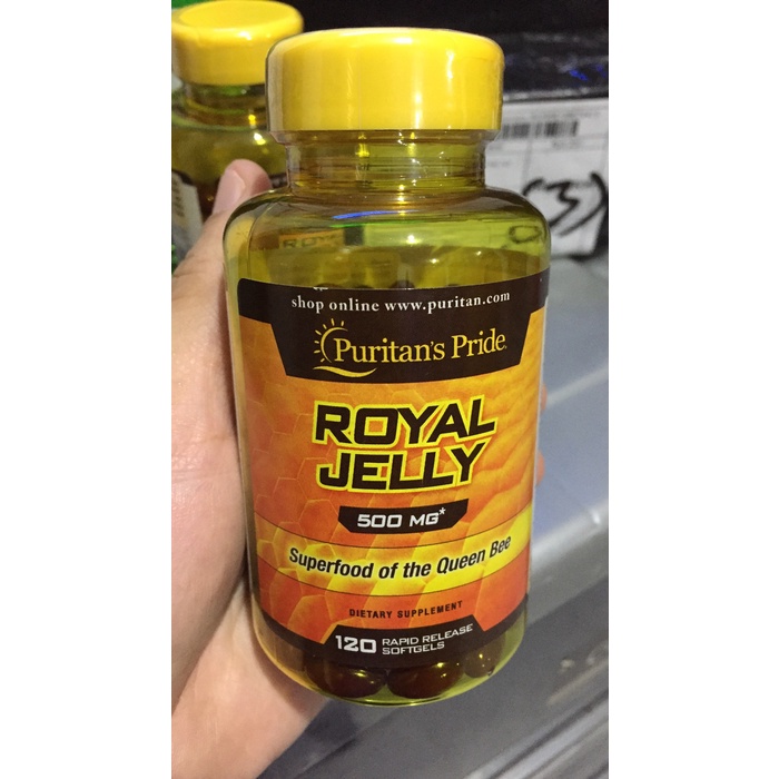 MENOPAUSEOBAT- ROYAL JELLY PURITAN 500 MG ISI 120 SOFTGEL -OBAT-MENOPAUSE.