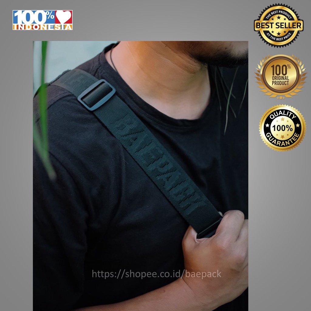 Waist Bag Baepack /  Tas Pinggang / Tas Waist Bag Cowok / Tas Waist Bag Cewek /