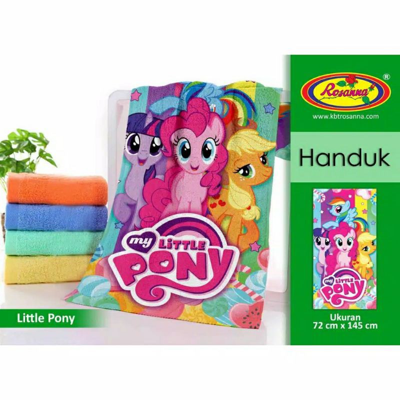 Handuk Mandi Dewasa Karakter Size 72x145 / Handuk Mandi Anak Rosanna