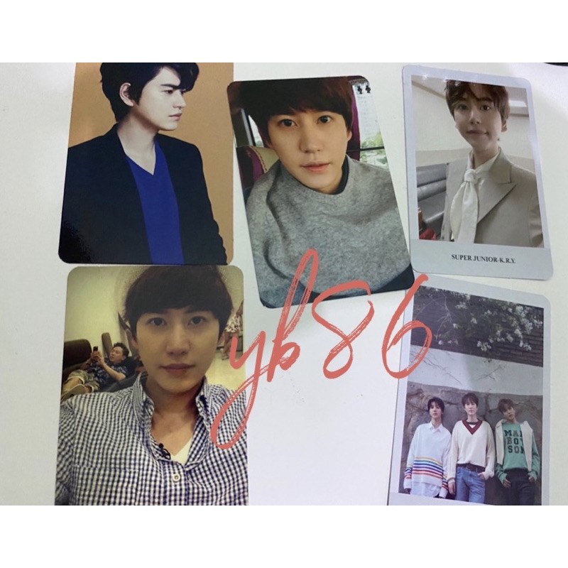 Photocard Super Junior Kyuhyun