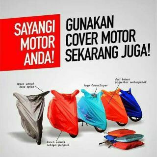 Cover Mio/Cover Motor Mio/Sarung Motor Mio/Penutup Motor Mio/Mantel Motor Mio/COD