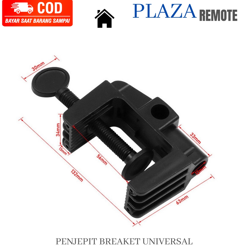 BREAKET STAND C CLAMP KLEM TABLE BRAKET HOLDER MOUNTING DUDUKAN KAMERA LAMPU MICROFONE