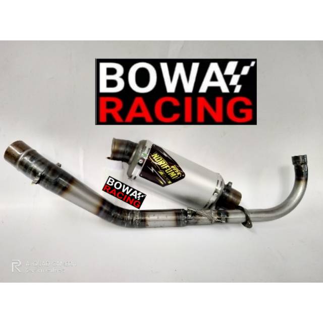 Knalpot Racing Jupiter Z Vega R Vega ZR Supra X Kharisma Norifumi Plat