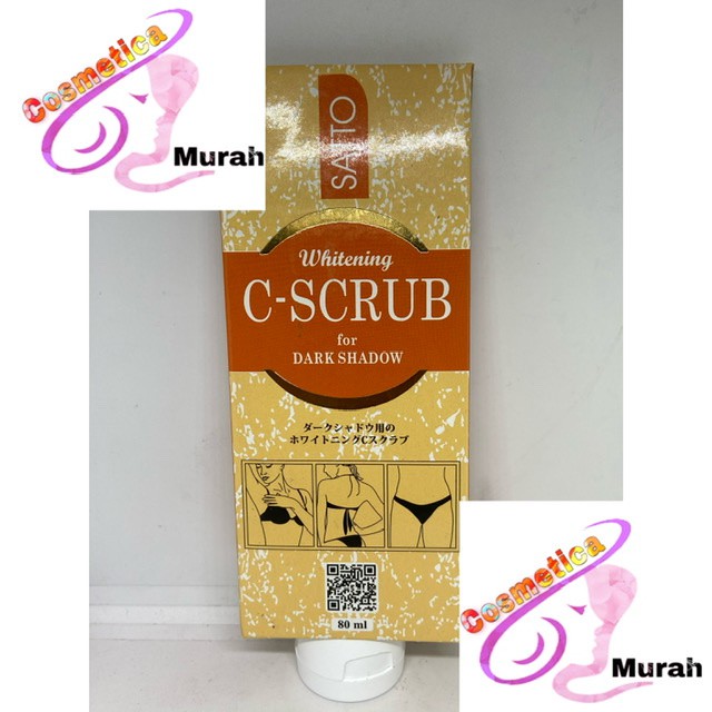 Ampuhh / satto lulur pemutih ketiak dan selangkangan // whitening c scrub satto