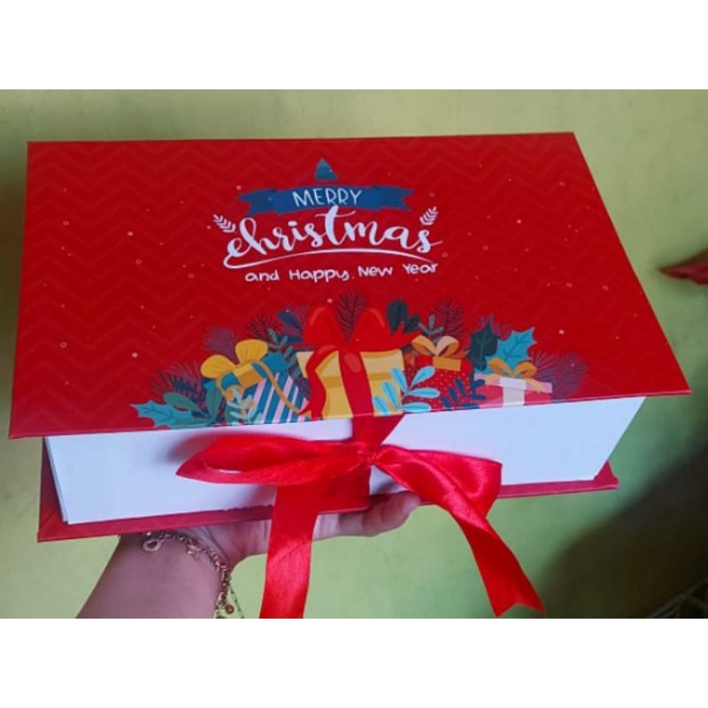 box hampers natal isi 3 toples