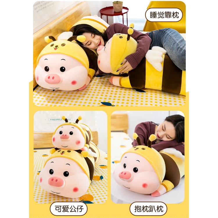 Boneka Piggy Costume Bee Bahan Plush