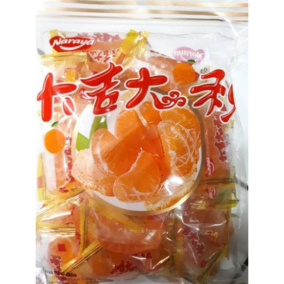 

MEGA SALE .<!>. 505GAL NARAYA JELLY ORANGE MANDARIN CANDY/JELLY JERUK 500gr