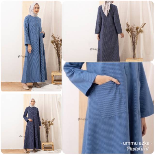 PINTSTRIPE DRESS by Pulchra gallery Daily Dress Daily Gamis