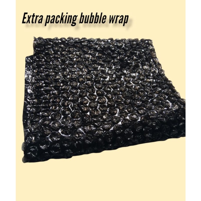

Extra bubble wrap/tambahan packing
