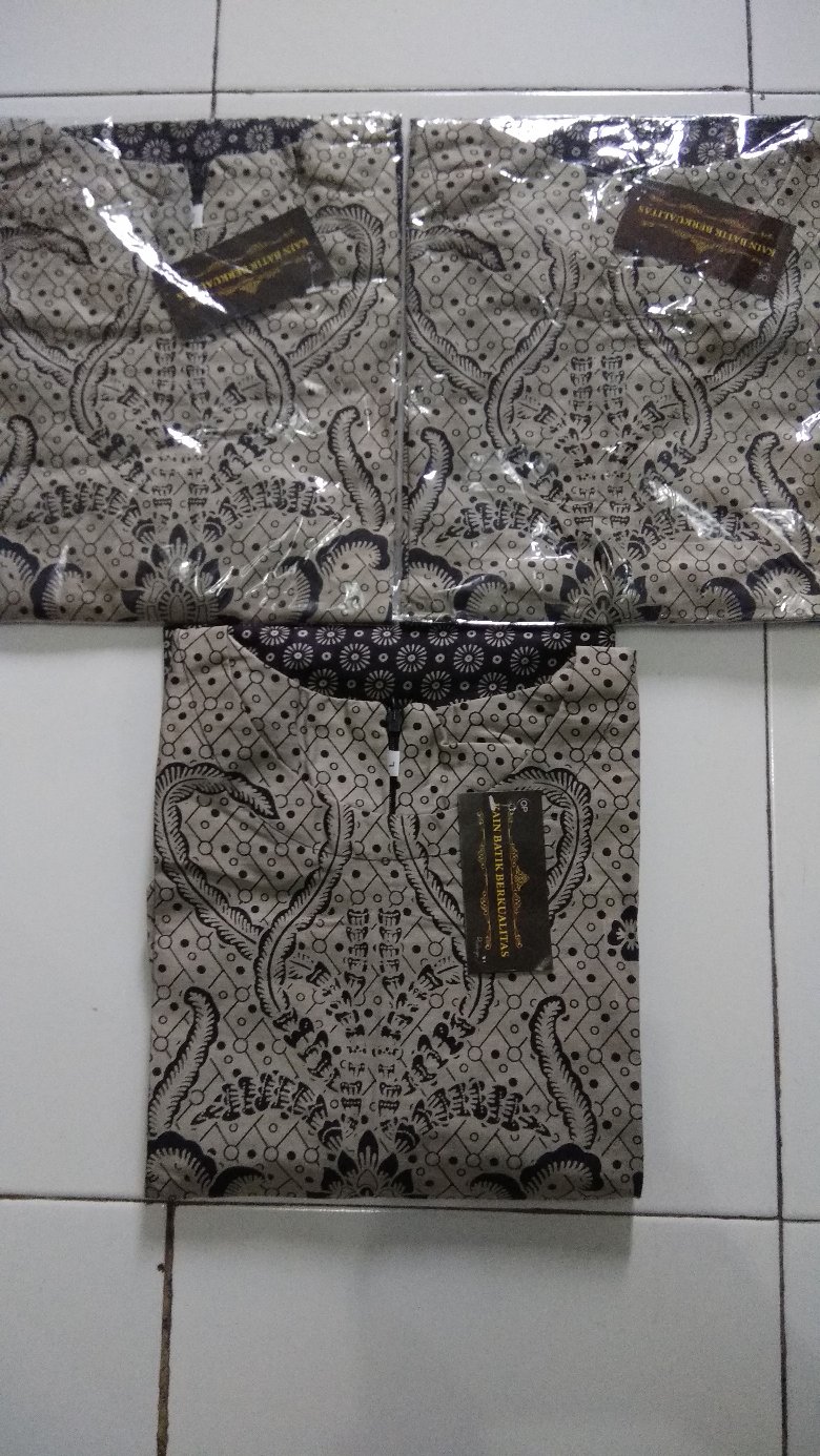 Atasan Batik Jumbo - Batik Couple - Batik Seragam Kerja - Batik Jumbo Wanita - Batik Jumbo Pria -set